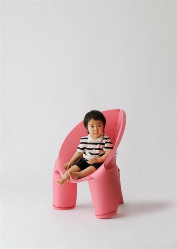 άνετη βρεφική καρέκλα ροζ εργονομικός σχεδιασμός eva