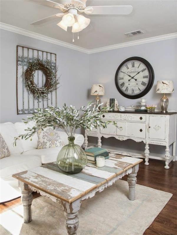 κομμωτήριο shabby chic έπιπλα επίπλωση σαλονιού diy σχέδιο επίπλων