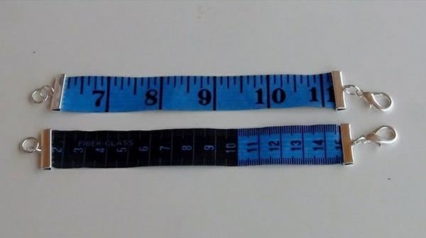 Kreatibe ζωντανές ιδέες μεζούρα βραχιόλι diy κοσμήματα φτιάξτε μόνοι σας