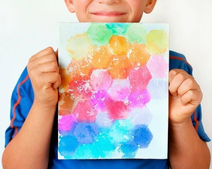 δημιουργικές χειροτεχνίες παιδικές χαρτοπετσέτες που χρησιμοποιούν κάνουν ζωγραφική