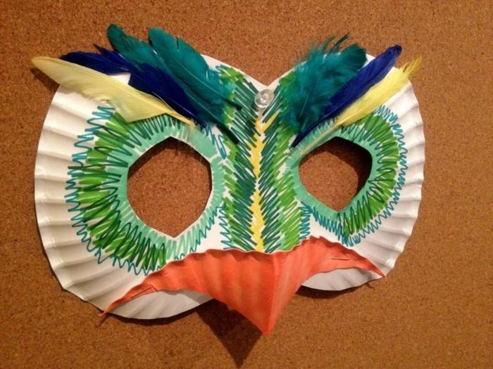δημιουργική μάσκα τσίμπημα tinker πουλί