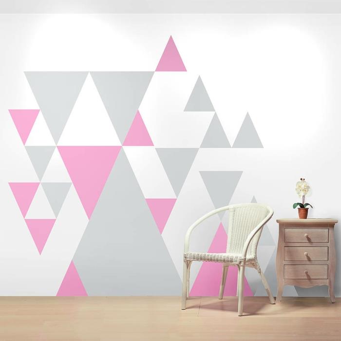 σχεδιασμός τοίχου σχεδιασμός τοίχου σχεδιασμός χρωμάτων τρίγωνα