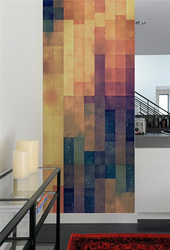 Σχέδιο τοίχου Σχεδιασμός τοίχου Σχεδιασμός χρώματος τοίχου Σημαντική κλίση χρώματος
