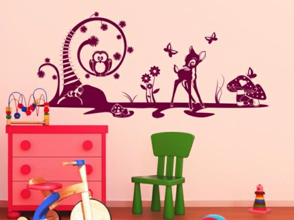 ο δημιουργικός σχεδιασμός τοίχων κάνει παιδικά χαλκομανίες τοίχου