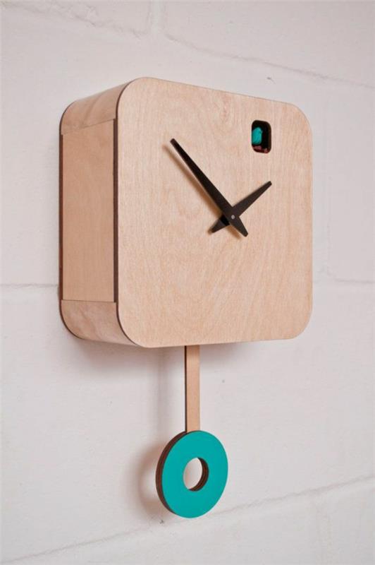 Ρολόι κούκου μοντέρνα ξύλινα ρολόγια χτίστε στον εαυτό σας μοντέρνο σχεδιασμό τοίχου
