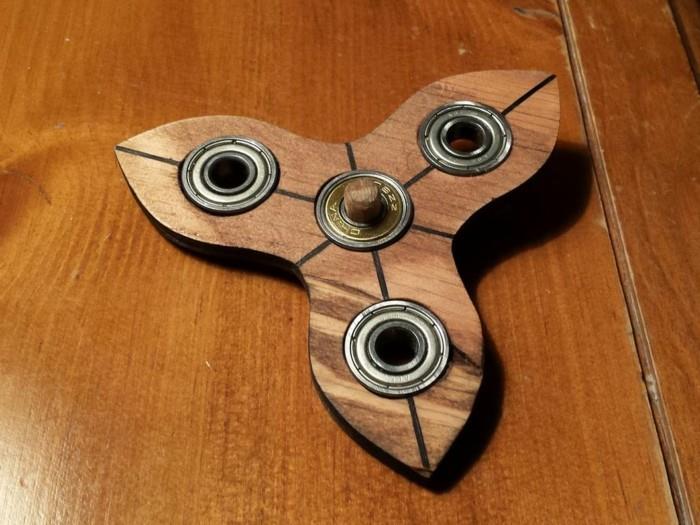 ρουλεμάν ξύλου diy ιδέες fidget spinner ιδέες