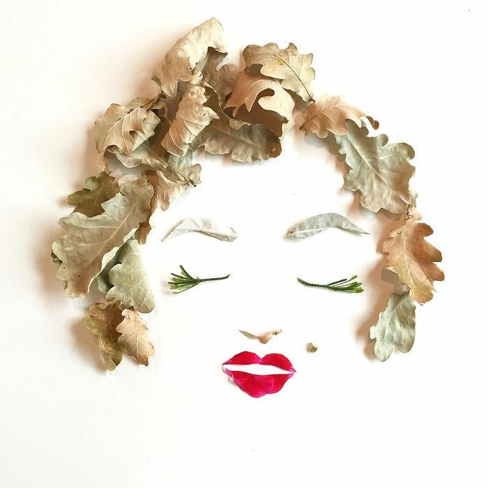 αντικείμενα τέχνης Μπρίτζιτ Κόλινς λουλούδια μαριλίνης