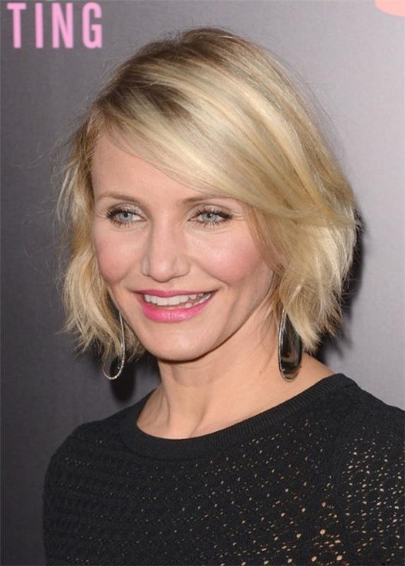 κοντά χτενίσματα μοντέρνο 2015 cameron diaz classic bob