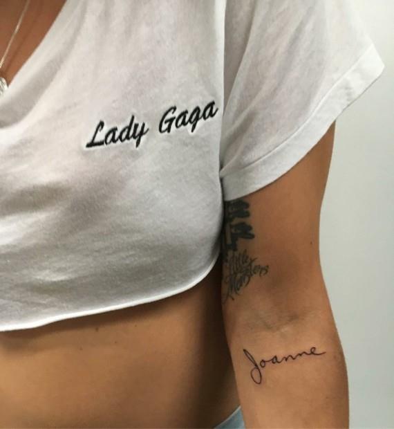 lady gaga τατουάζ joanne