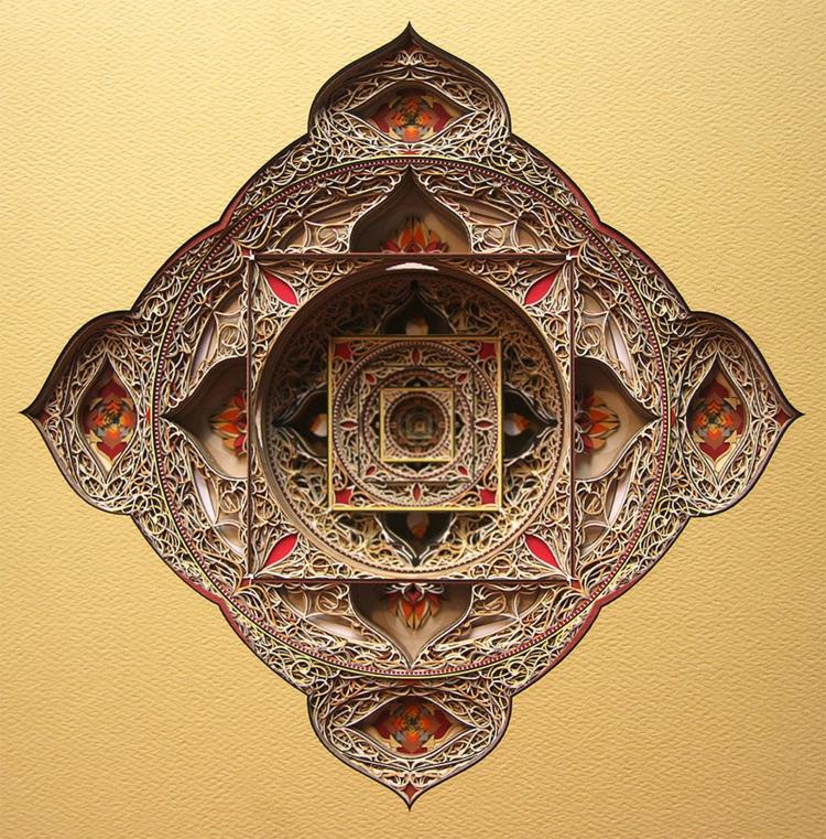 ακτίνα λέιζερ κοπής χαρτιού τέχνη eric standley μοντέρνα τέχνη θρησκευτικά σύμβολα