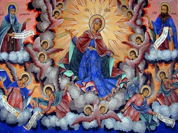 χριστιανική ορθόδοξη τοιχογραφία της βουλγαρίας της τελευταίας στιγμής
