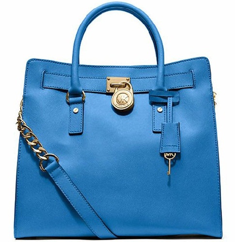 Michael Kors Hamilton - Heritage Mavi El Çantası