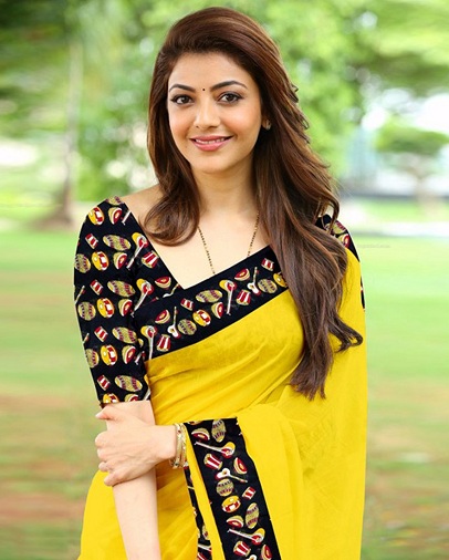 Kajal Agarwal Sarı Sari