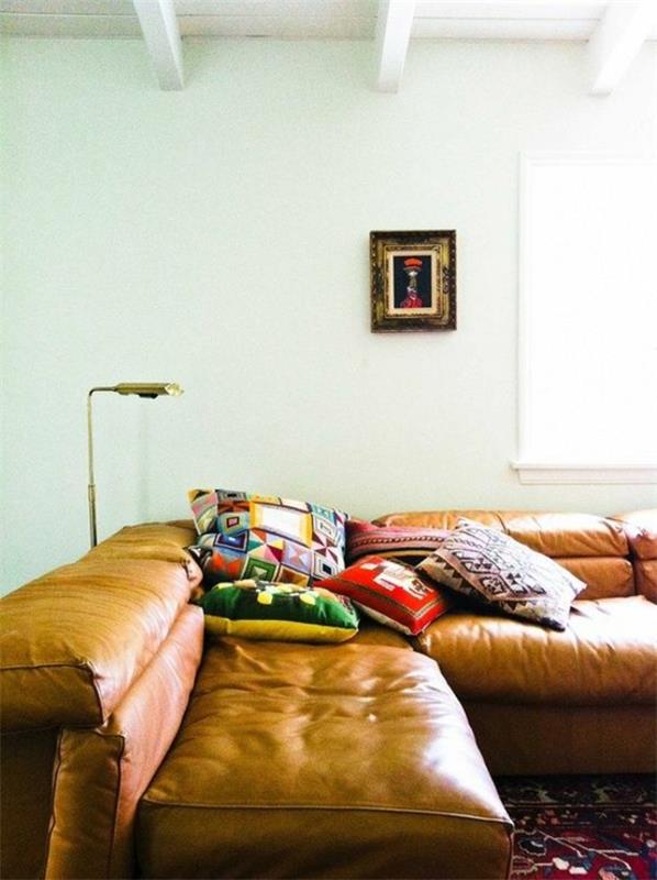 δερμάτινος καναπές βαφής δερμάτινος καναπές σαλόνι φροντίδας