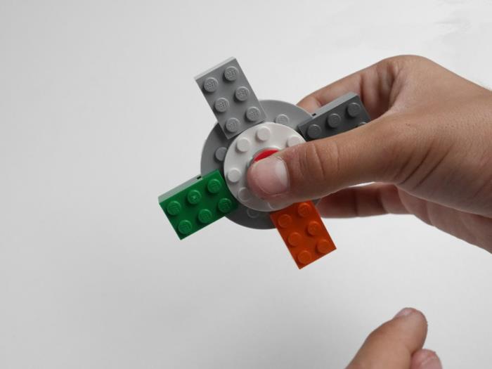 lego fidget spinner φτιάξτε τα δικά σας παιχνίδια κατά του στρες