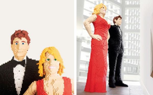 lego τούβλα φιγούρες κουζίνας δημιουργικοί εραστές