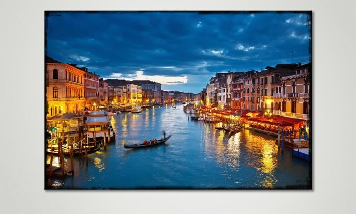 καμβά εκτυπώνει σε απευθείας σύνδεση venice grand canal wallxxxl