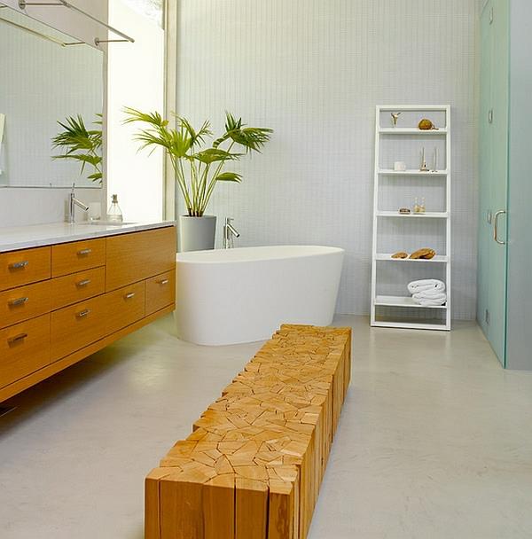 σκάλα ράφια τοίχου ράφια DIY κομψό δημοφιλές σύγχρονο μπάνιο