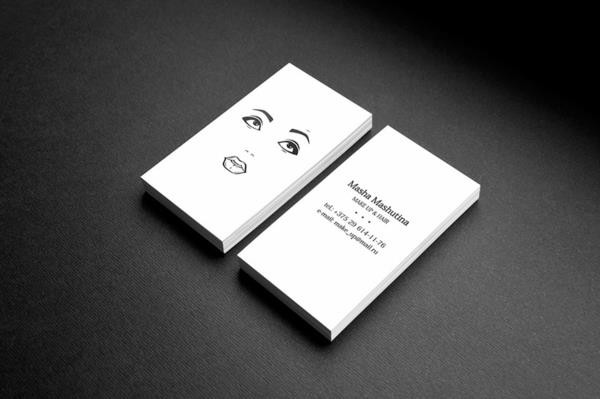 lesha limonov σχεδιάζοντας επαγγελματικές κάρτες μακιγιάζ καλλιτέχνης κομμωτής