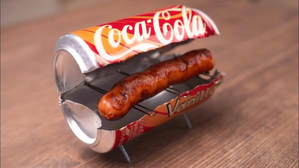 life hacks coca cola mini grill