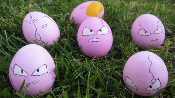 μοβ ιδέα ζωγραφική Πασχαλινά αυγά