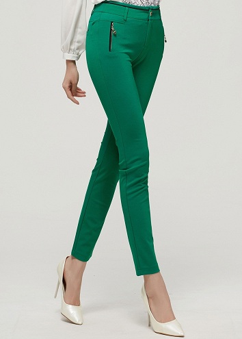 Yeşil Skinny Pantolon