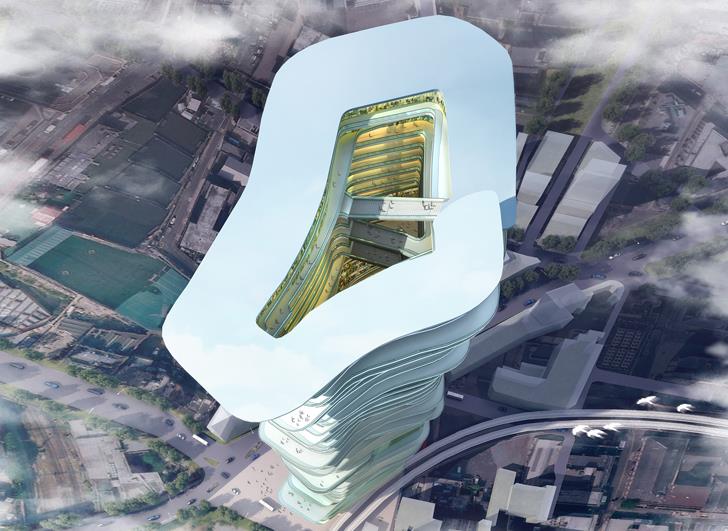 Αρχιτεκτονική του Λονδίνου της μελλοντικής σύγχρονης δομής κάθετης δομής