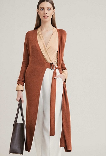 „Long Wrap“ megztinis
