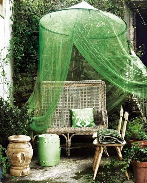 κουρτίνες πράσινο πάγκο πλάτης καρέκλα όμορφο σχέδιο κήπου