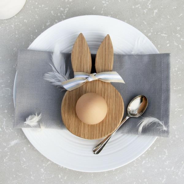 αστεία φλιτζάνια αυγών ξύλινα πασχαλινά δώρα Hop and Peck
