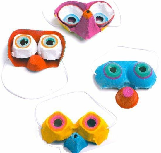αστείες μάσκες για καρναβάλι με παιδιά