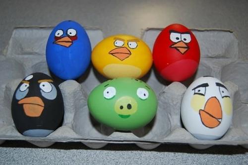 αστεία Πασχαλινά αυγά φάρμα πολύχρωμα
