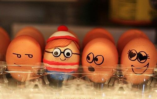 αστεία πασχαλινά αυγά αρσενικά πρόσωπα