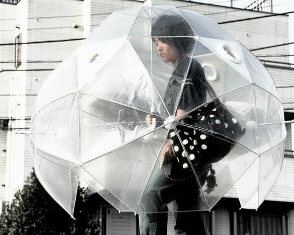 αστείες ομπρέλες διαφανείς
