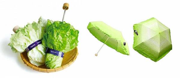 αστείες ομπρέλες τρώνε υγιεινά λαχανικά