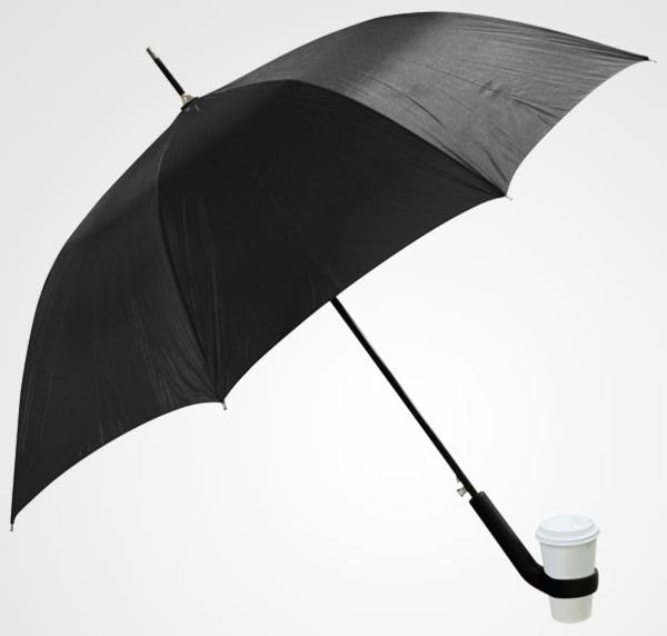 ομπρέλες μαύρη καφετιέρα