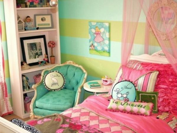 πολυτελές έφηβο δωμάτιο πολύχρωμος συνδυασμός χρωμάτων