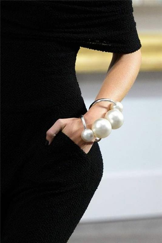 πολυτελή αξεσουάρ βραχιόλι χάντρες στυλ chanel