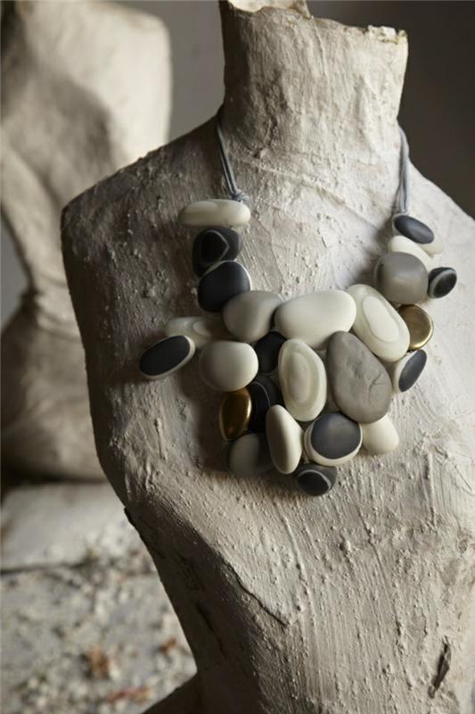κολιέ πολυτελείας αξεσουάρ από φυσικές πέτρες