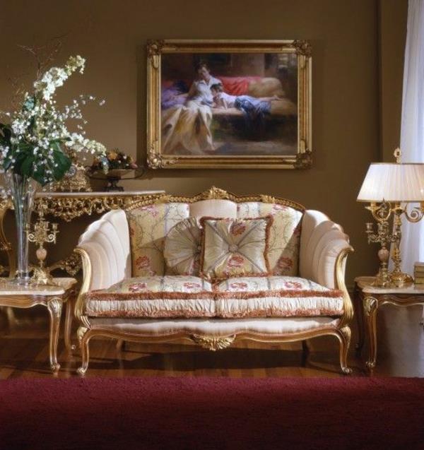 πολυτελής καναπές έπιπλα ιταλικού σχεδιαστή