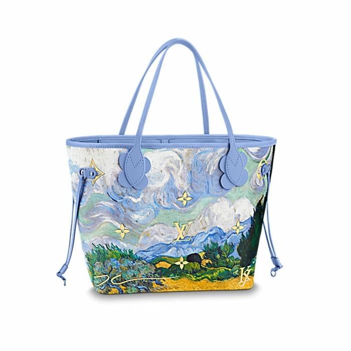 lv van gogh πίσω μέρος neverfull