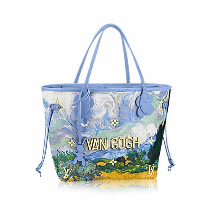 lv van gogh front neverfull
