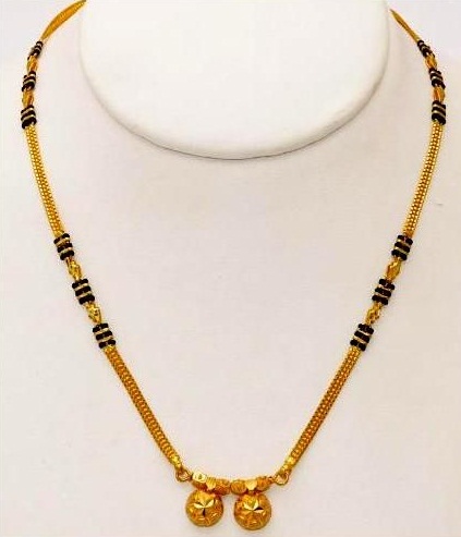 Trijų stygų Maharaštros mangalsutra