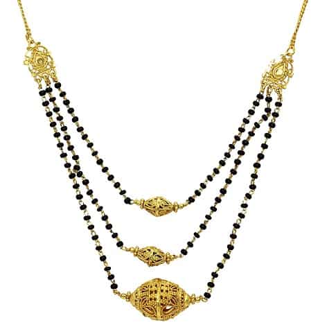 Madinga Dholki stiliaus mangalsutra