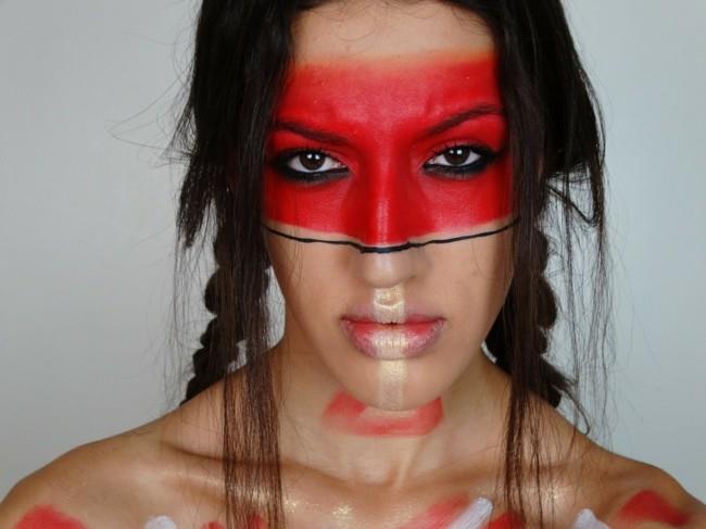 make up ideas ινδικό δαχτυλίδι make up καρναβάλι καρναβαλιού