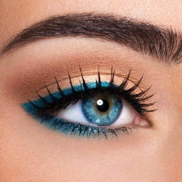 make up tips μάτια μπλε eyer liner