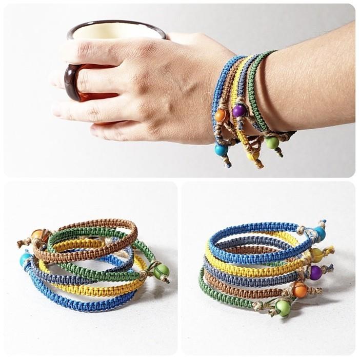 βραχιόλια macrame φιλία γραβάτα πρότυπο μοτίβο