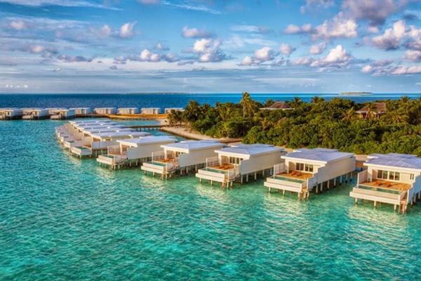 Μαλδίβες διακοπές μονάδες κατοικιών παραλία φοίνικες