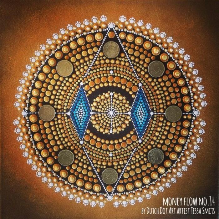 manala μοτίβο πέτρα ζωγραφική mandala σχεδιαστής holland