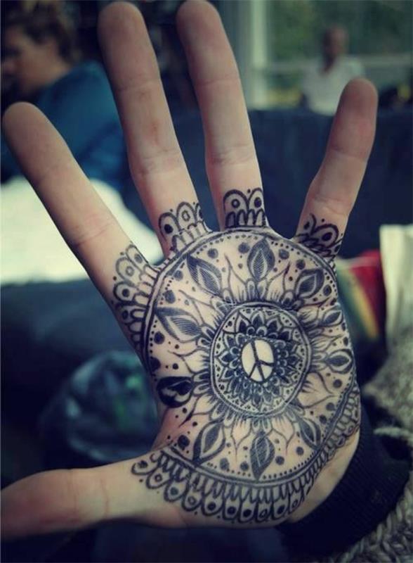 mandala τατουάζ lotus mandala χέρι